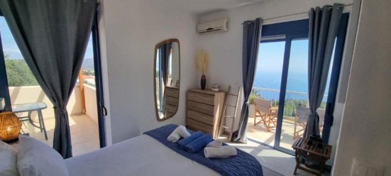 Kefalas Chania Kreta, Kefalas: Villa mit Panoramablick auf das Meer und die Berge zu verkaufen Haus kaufen